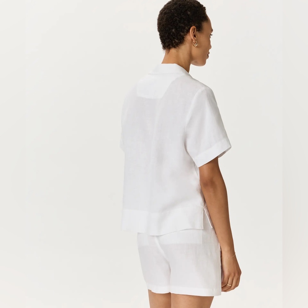 Quince 100% European Linen Short Sleeve Shirt - Picture 5 of 13